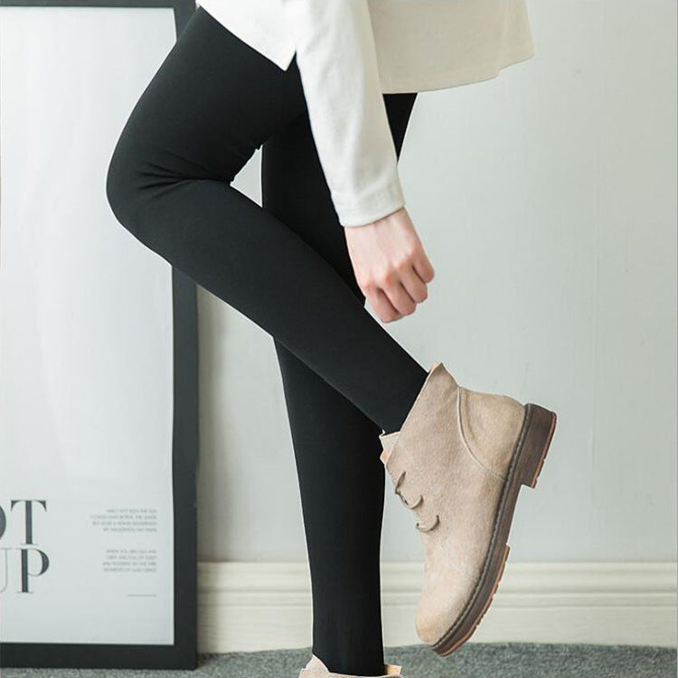 Black See-through Leggings Fall And Winter Outer Wear Pantyhose - Onouthati