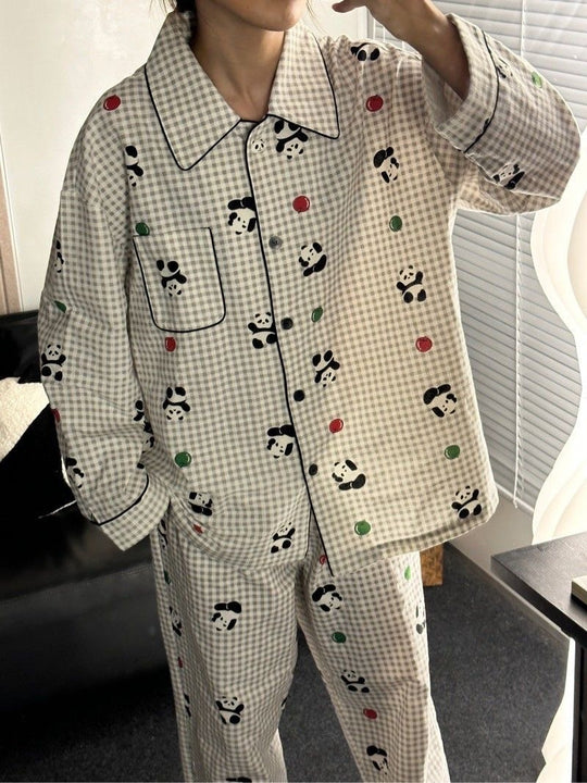 Japanese Sweet Cartoon Long Sleeved Pajamas For Women - Onouthati