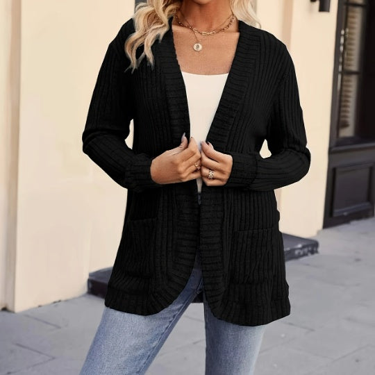 Directional Pattern Long Cardigan For Women - Onouthati