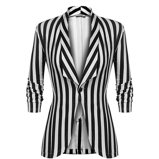 Cropped Pleated Sleeves Casual Small Suit Slim Fit Fashion - Onouthati