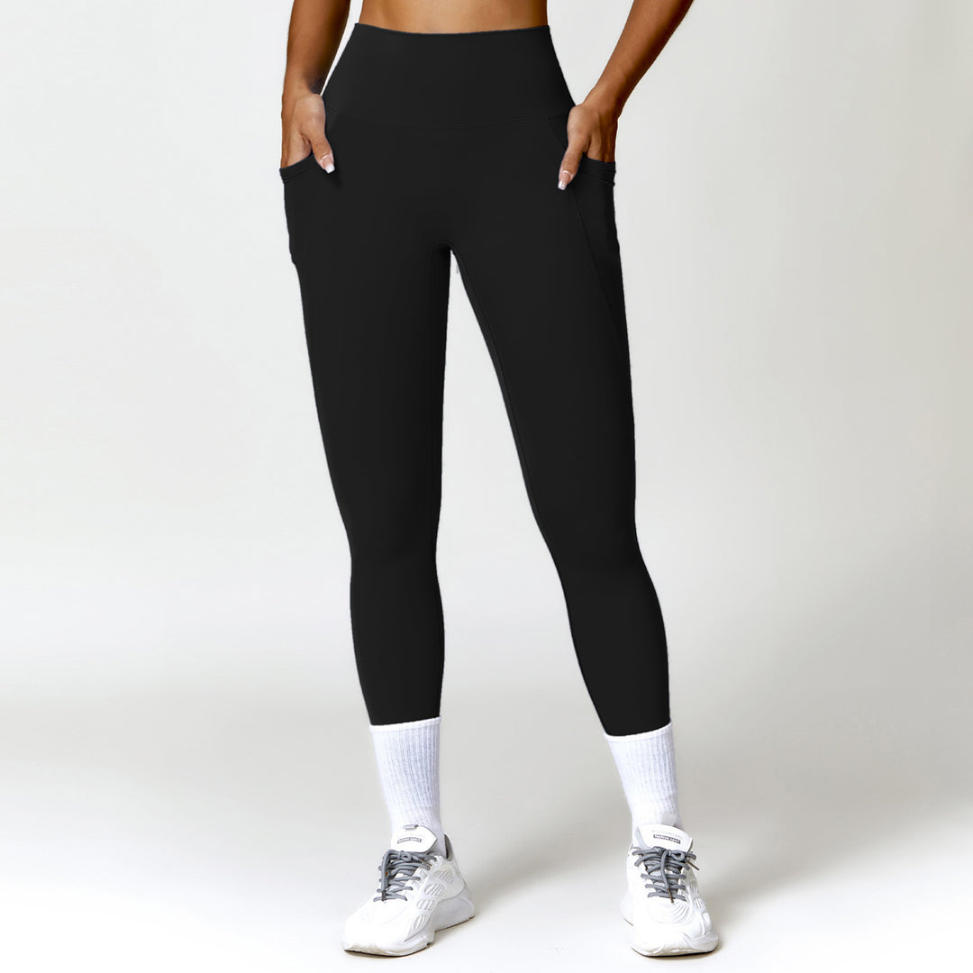 Abdominal-shaping High Waist Yoga Leggings For Women - Onouthati