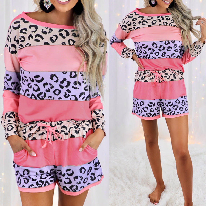Women Home Wear Pajamas Printed Fashion Casual Suit - Onouthati