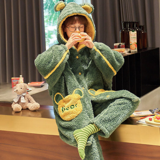 Pajamas women autumn and winter - Onouthati