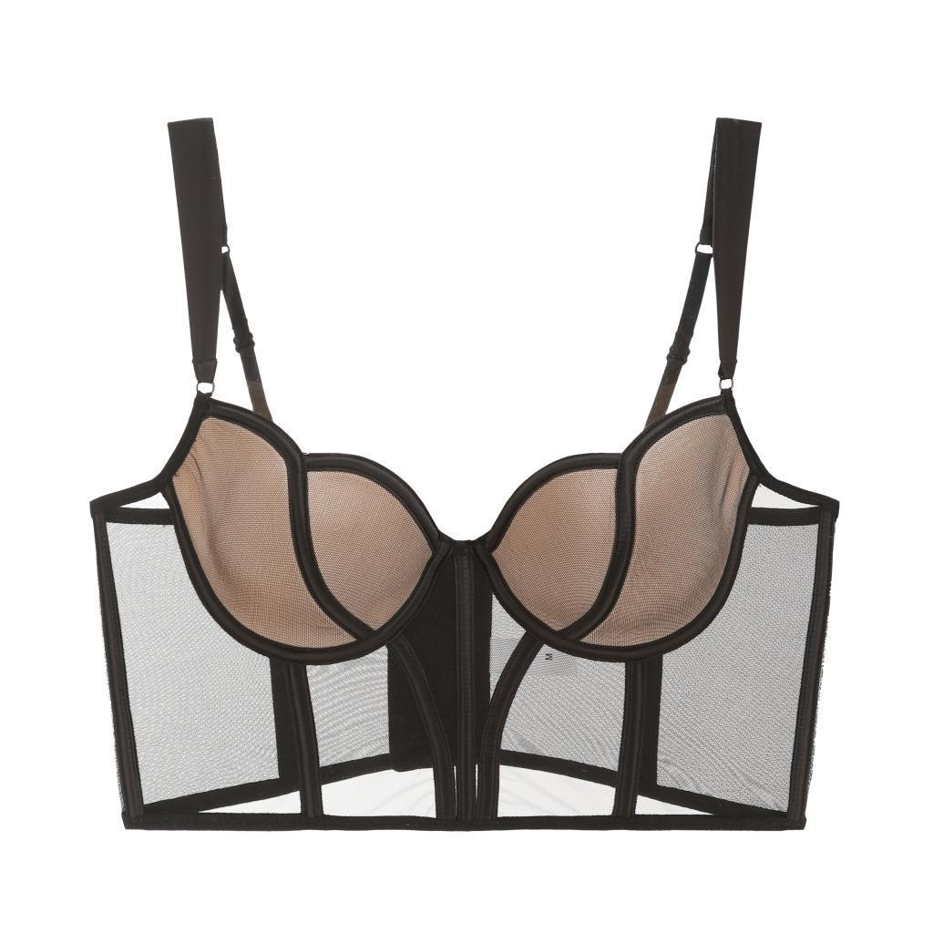 Fishbone Bra Mesh Stitching Vest For Women - Onouthati