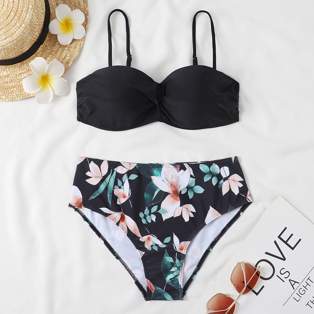 Gradient Surfing Split Bikini Swimsuit - Onouthati