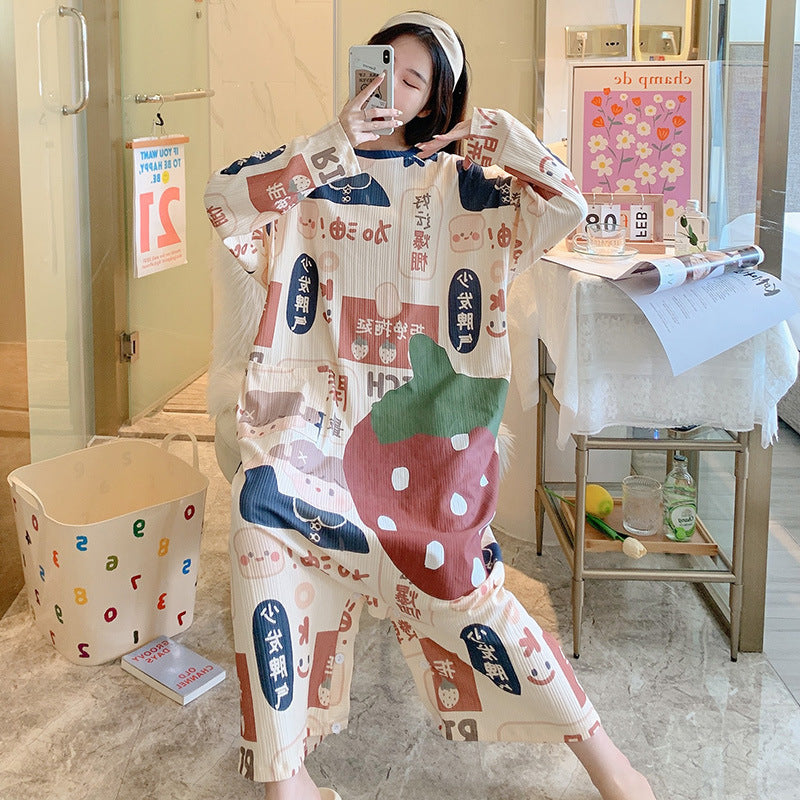 New Long-sleeved One-piece Pajamas For Women - Onouthati