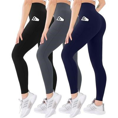 High Waist Belly Contracting Yoga Pants Soft Sports Abdominal Pants - Onouthati