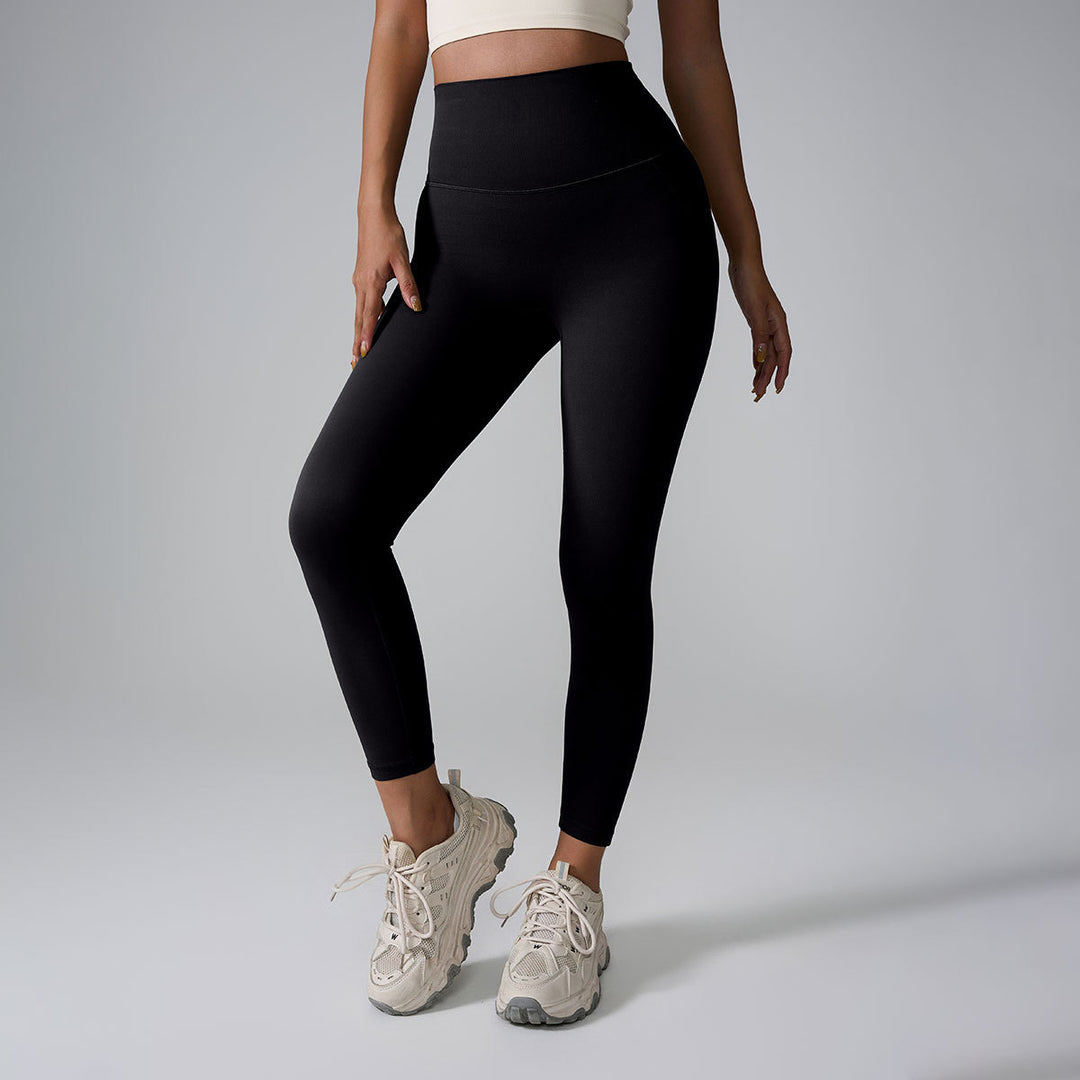 Yoga Pants Seamless Nude Feel High Waist Peach Pants Zero Sense Integrated Sports Yoga Pants Yoga Pants - Onouthati