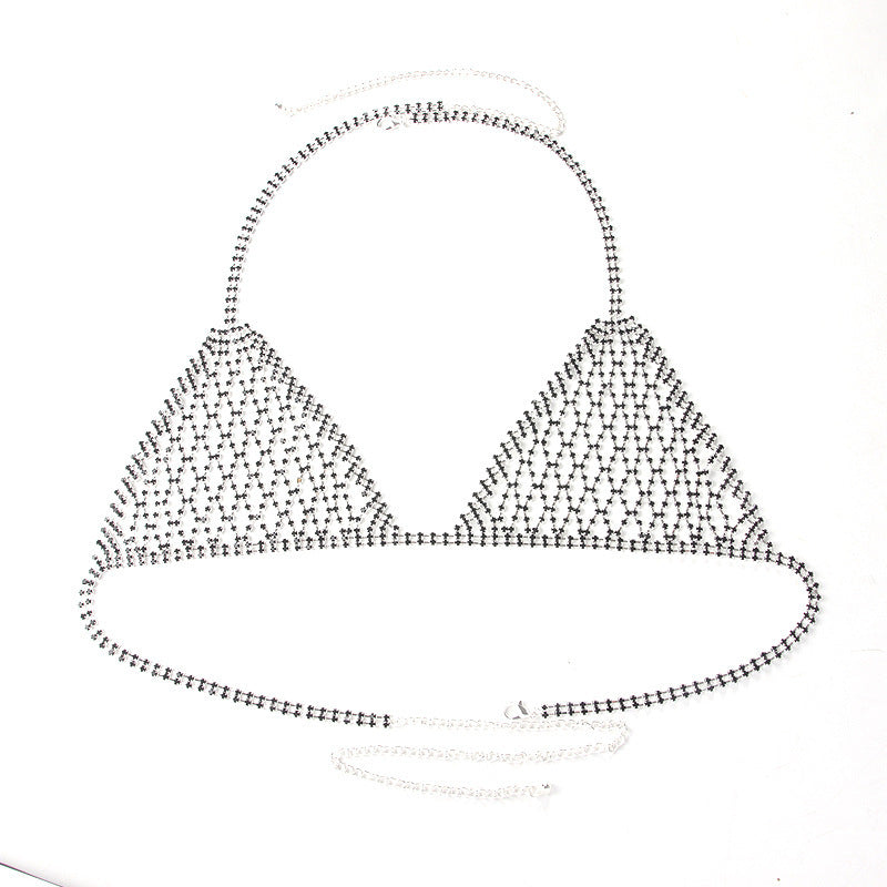 Personalized Beach Party Sexy Bikini Rhinestone Underwear Body Chains Women - Onouthati