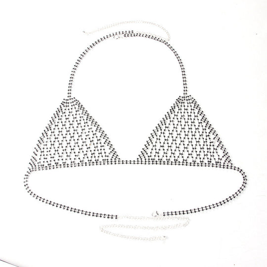 Personalized Beach Party Sexy Bikini Rhinestone Underwear Body Chains Women - Onouthati