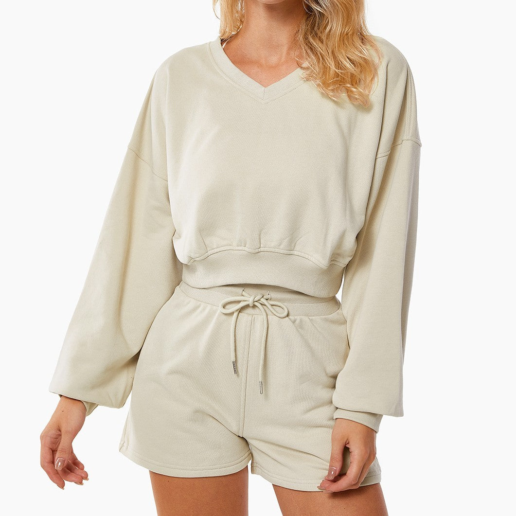 Drawstring Loose Sports Shorts For Women - Onouthati