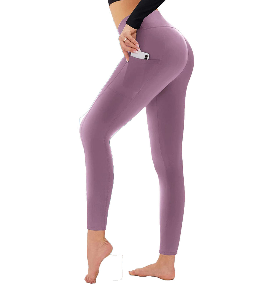 High Waist Belly Contracting Yoga Pants Soft Sports Abdominal Pants - Onouthati