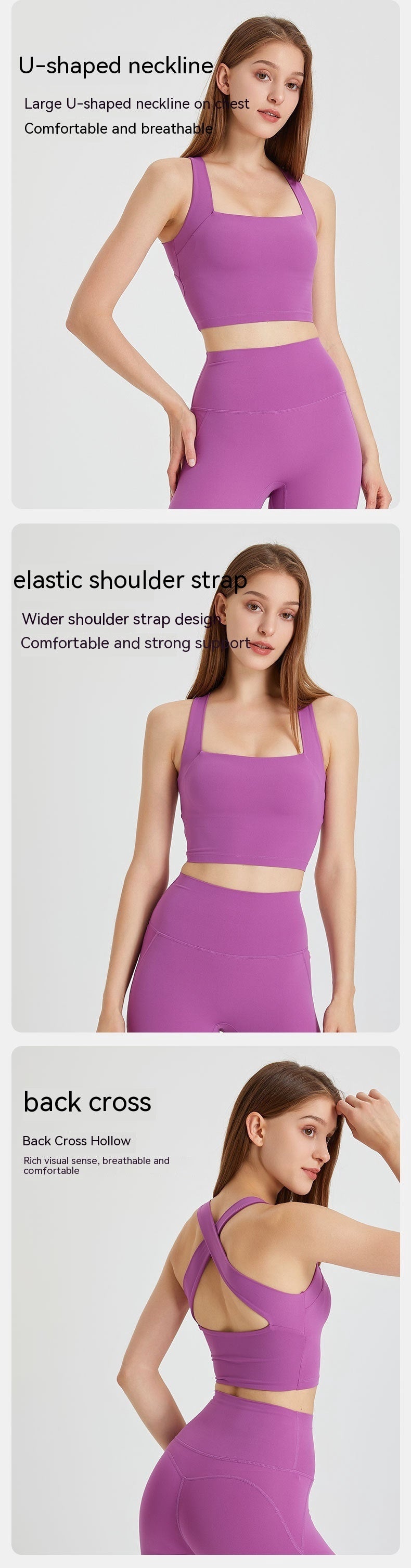 Nude Feel Seamless Shockproof Sports Underwear For Women - Onouthati
