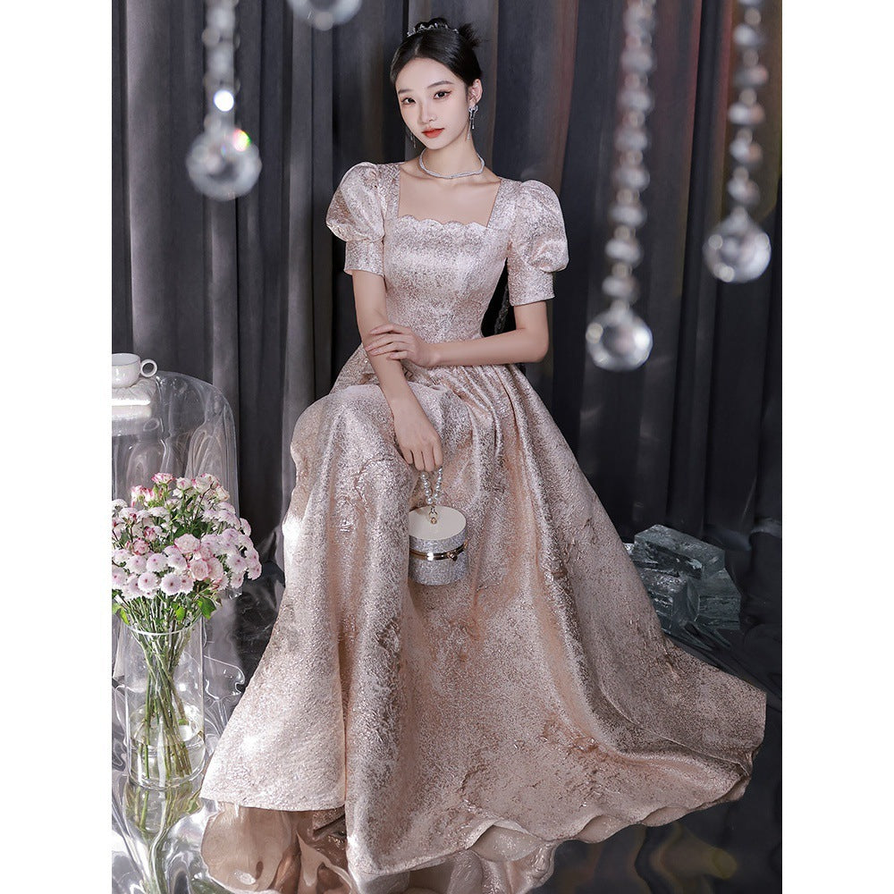 Women Evening Dresses Women Champagne - Onouthati