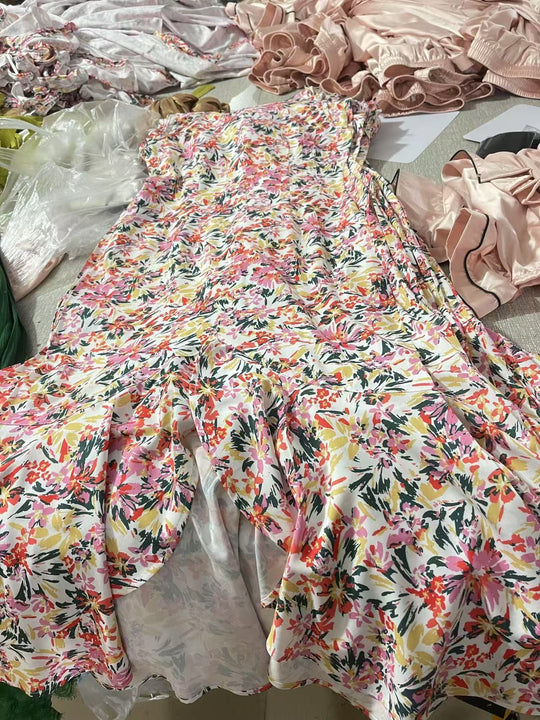 Fashion Printing Sleeveless Elegant Dress Women - Onouthati