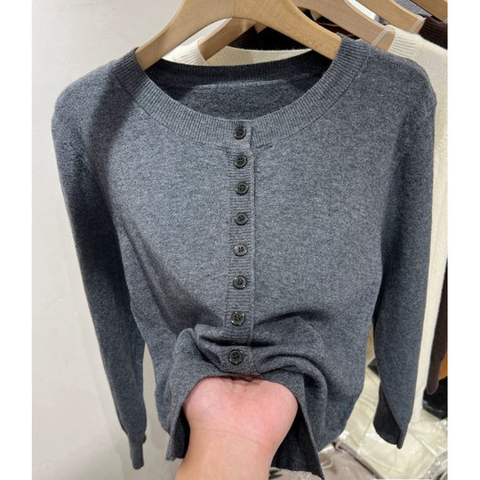Autumn Classic Style Knitted Sweater Small Cardigan Women - Onouthati