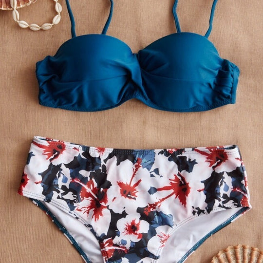 Gradient Surfing Split Bikini Swimsuit - Onouthati