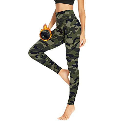 Velvet Padded Leggings High Waist Warm Hiking Workout Lady - Onouthati
