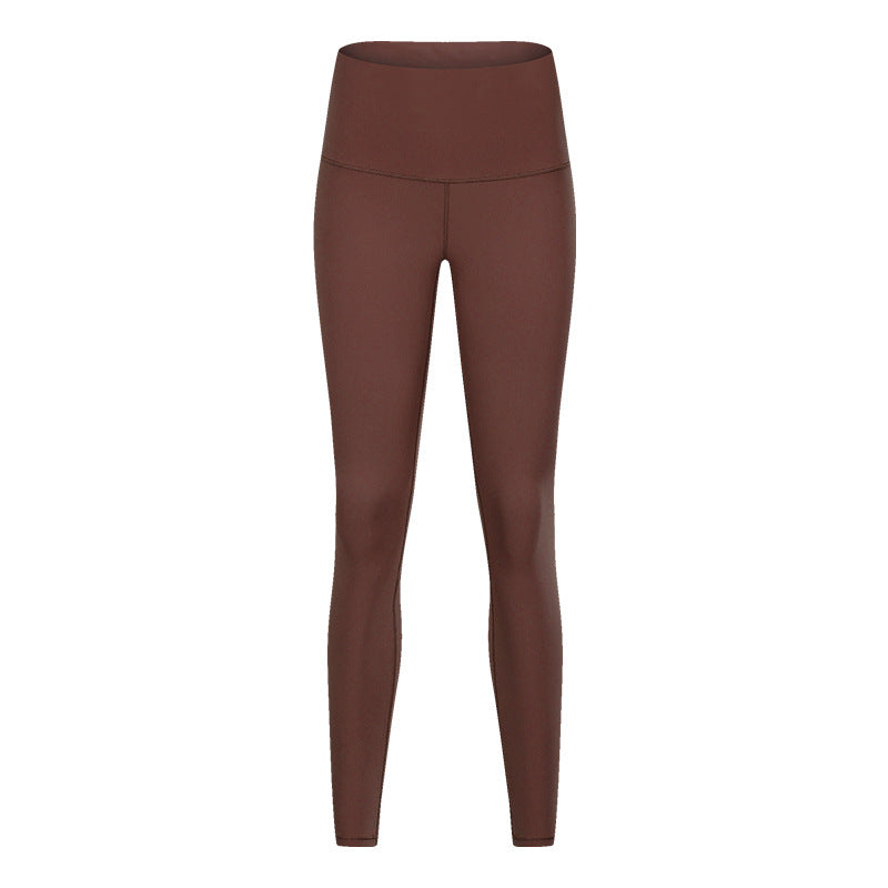 Women's Solid Color High Waist Hip Lift Stretch Yoga Pants - Onouthati