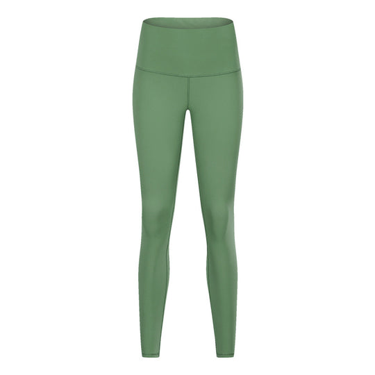 Women's Solid Color High Waist Hip Lift Stretch Yoga Pants - Onouthati