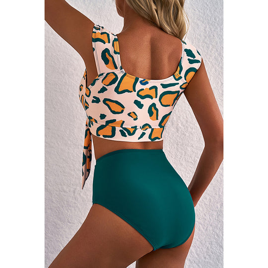 High Waist Bikini Women's Split Swimsuit - Onouthati