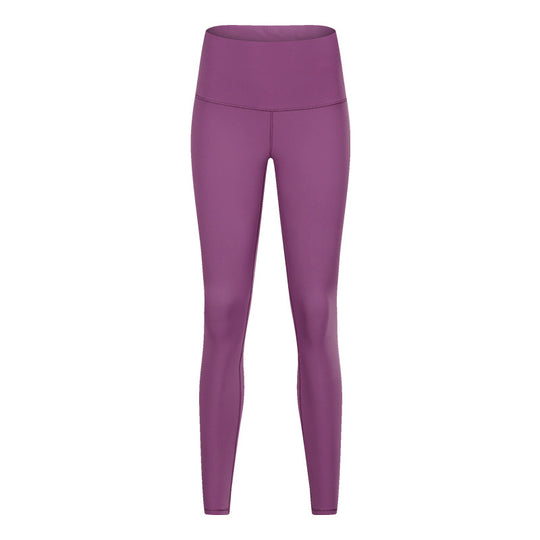 Women's Solid Color High Waist Hip Lift Stretch Yoga Pants - Onouthati