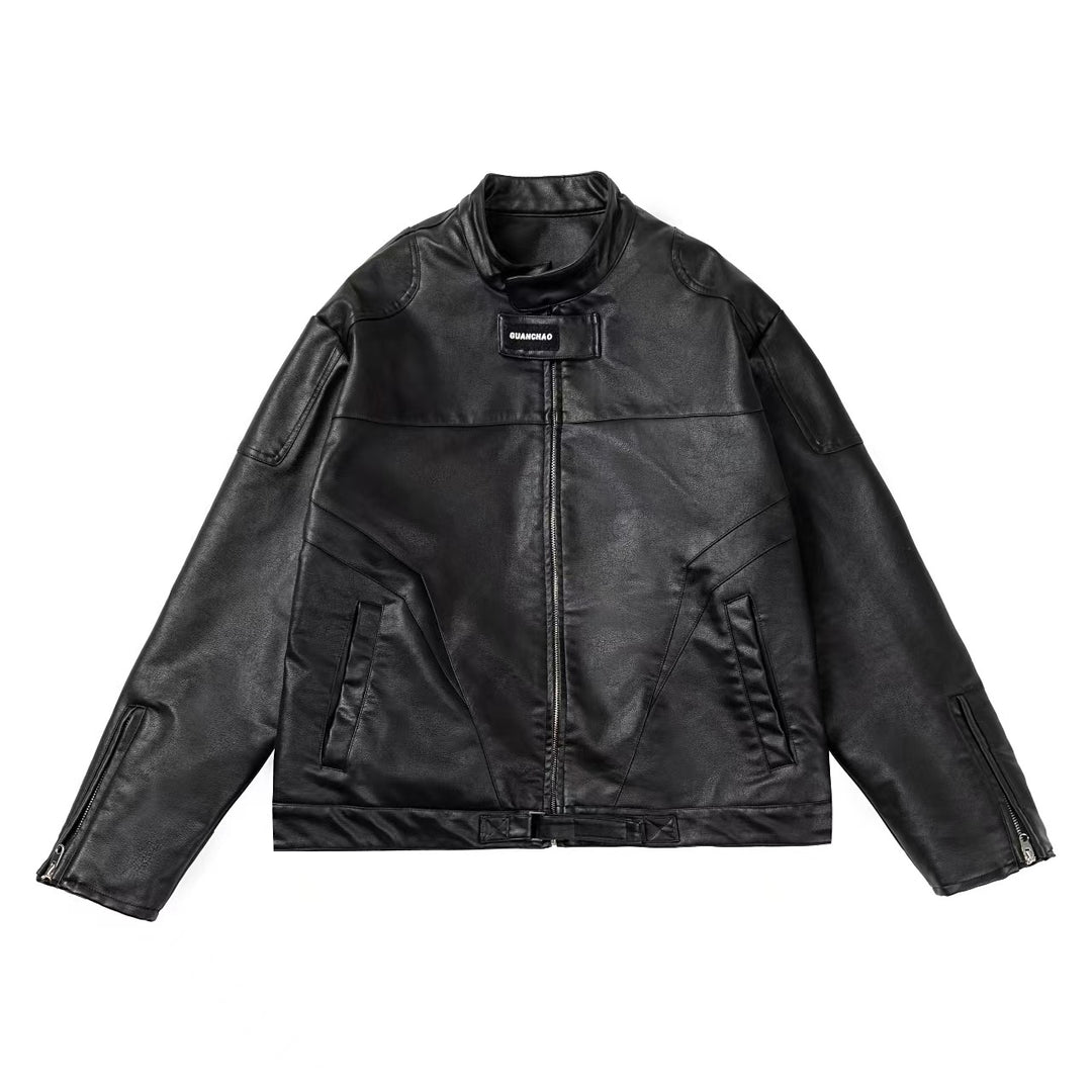 Dirty Leather Motorcycle Women's Coat - Onouthati