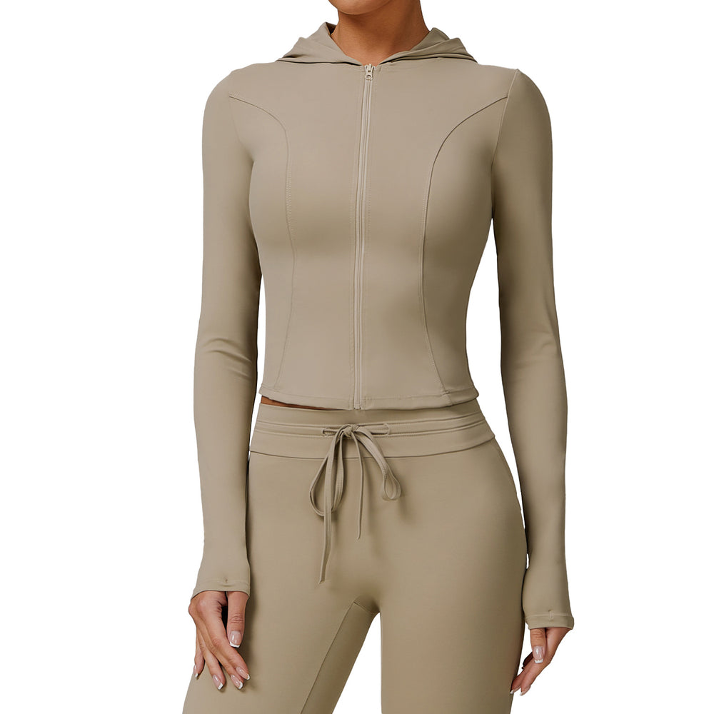 Sports Zipper Sun Protection Clothing Women's Long Sleeve Cool And Breathable - Onouthati