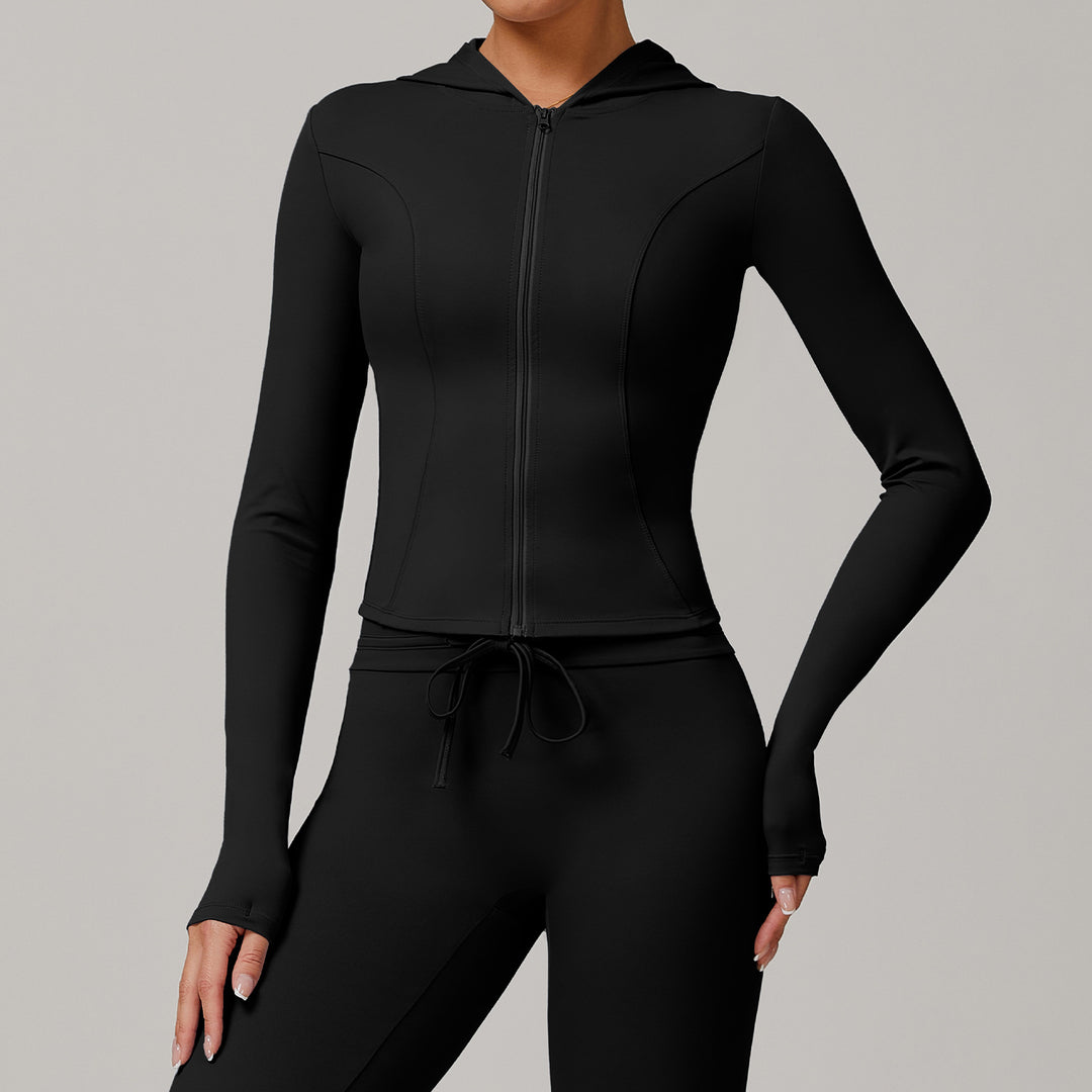 Sports Zipper Sun Protection Clothing Women's Long Sleeve Cool And Breathable - Onouthati