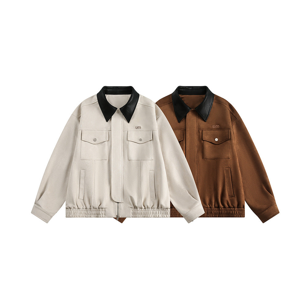 Retro Simple Loose-fitting Workwear Jacket Coat - Onouthati