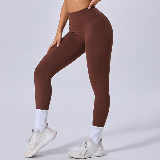 Running Nude Feel Quick-drying Fitness Pants Breathable Outer Wear Tight - Onouthati