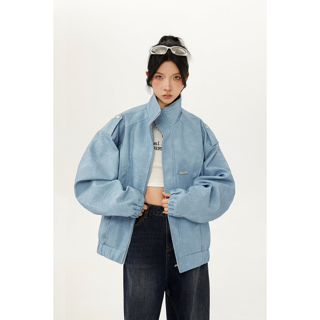 American Retro Papels PU Leather Motorcycle Coat Fashion - Onouthati