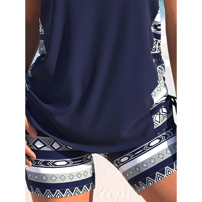 Women's Sports Hollow Conservative Split Swimsuit - Onouthati