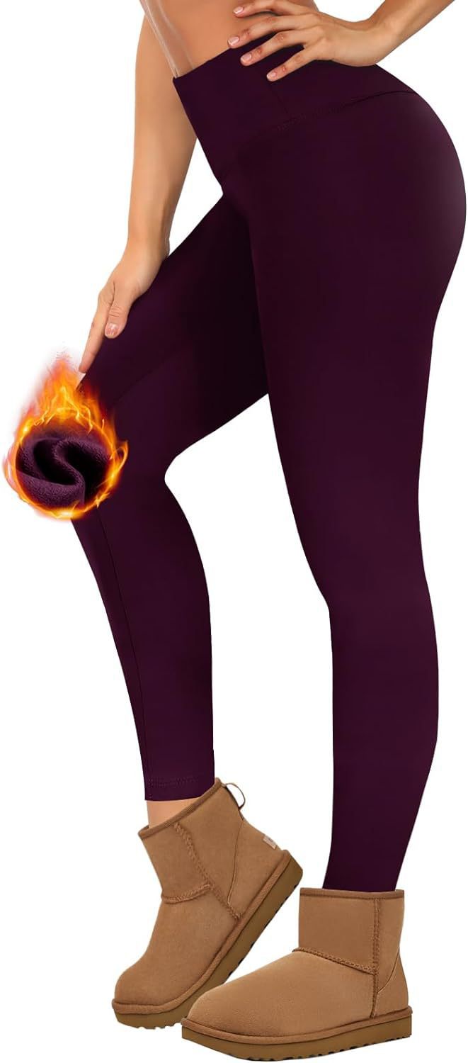 Velvet Padded Leggings High Waist Warm Hiking Workout Lady - Onouthati