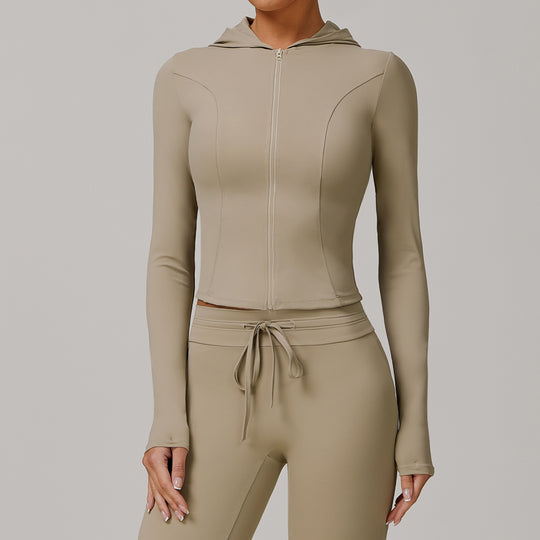 Sports Zipper Sun Protection Clothing Women's Long Sleeve Cool And Breathable - Onouthati