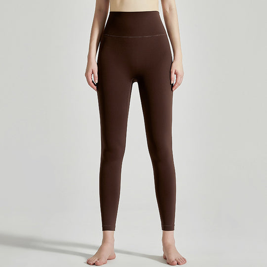 Women's Outer Wear High Waist Hip Lift Seamless Pocket Yoga Pants - Onouthati