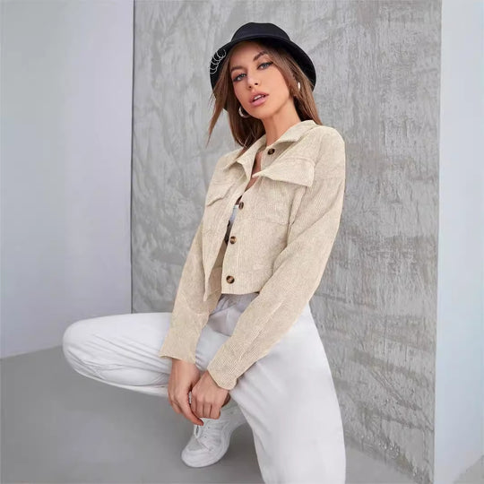 Retro Style Fashionable Cardigan Women's Coat - Onouthati