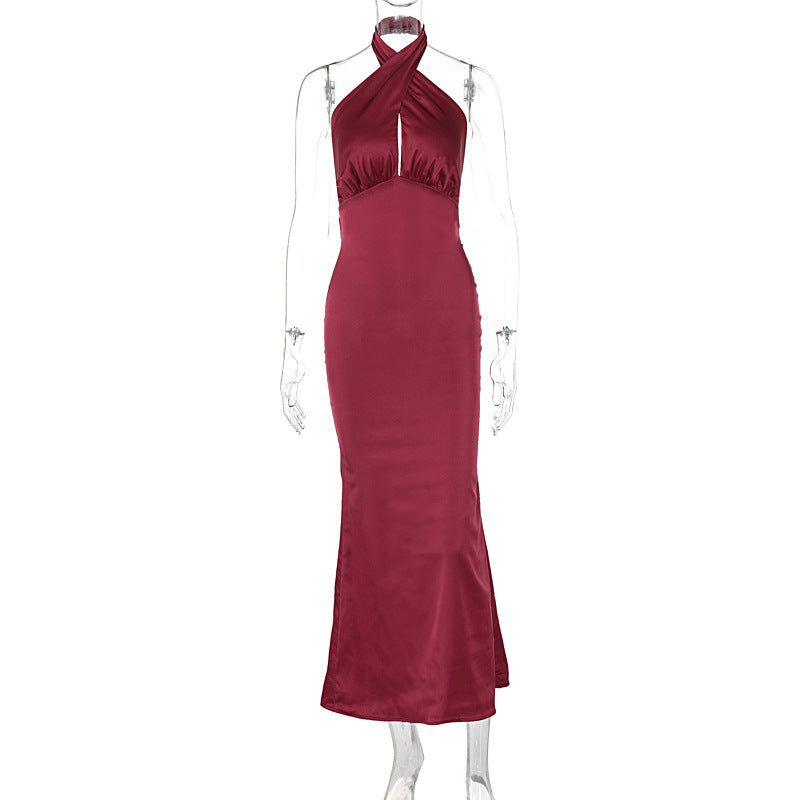Summer Fashion Elegant Backless Sleeveless Dress - Onouthati