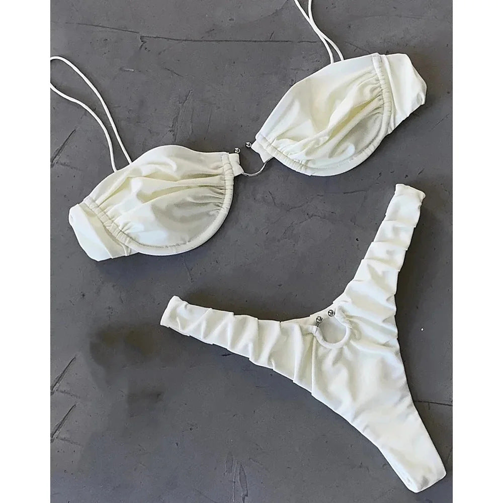 Bikini Sexy Swimsuit 2-piece Set - Onouthati