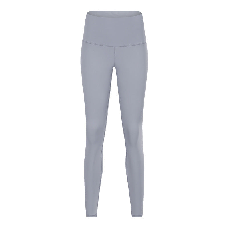 Women's Solid Color High Waist Hip Lift Stretch Yoga Pants - Onouthati