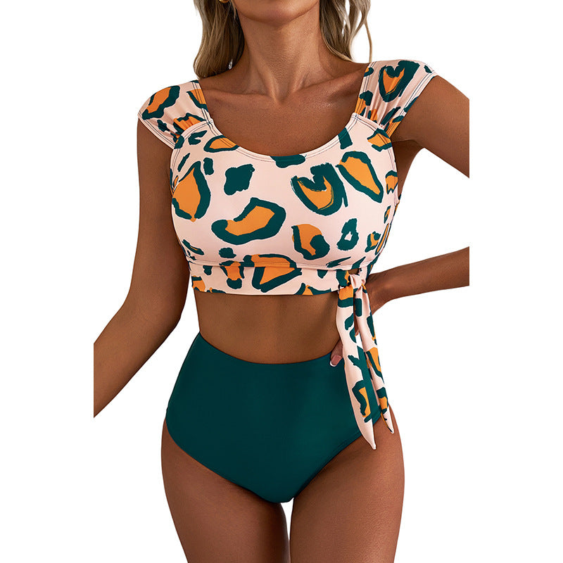 High Waist Bikini Women's Split Swimsuit - Onouthati