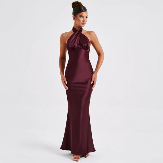 Summer Fashion Elegant Backless Sleeveless Dress - Onouthati