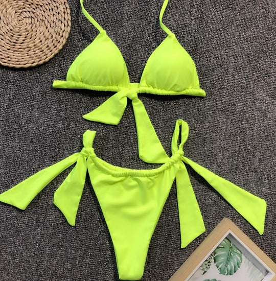 Fashion Simple Split Bikini Swimsuit For Women - Onouthati