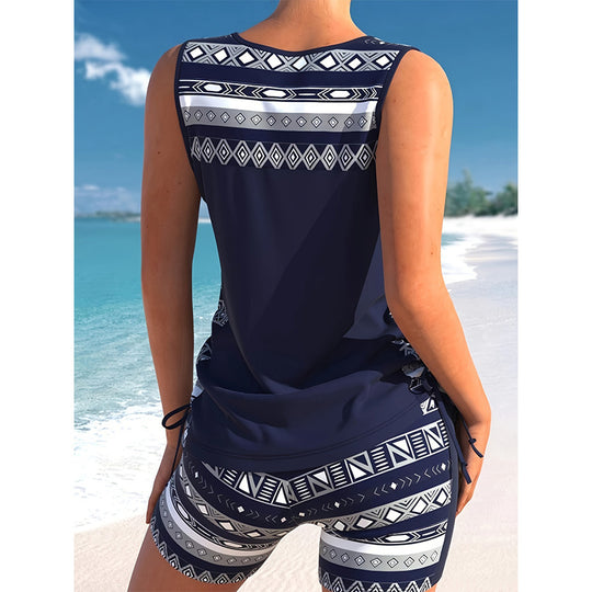 Women's Sports Hollow Conservative Split Swimsuit - Onouthati