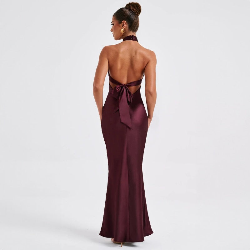 Summer Fashion Elegant Backless Sleeveless Dress - Onouthati