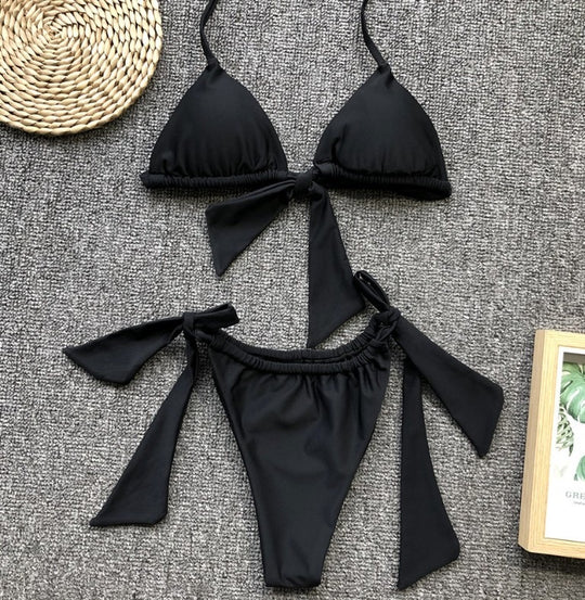 Fashion Simple Split Bikini Swimsuit For Women - Onouthati