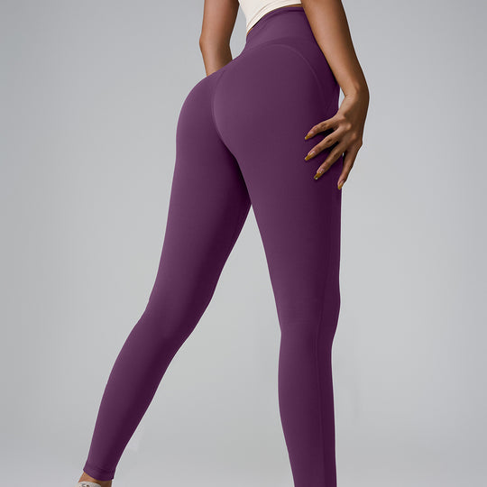 New Sports Trousers Pocket High Waist Seamless Nude Feel Yoga Pants - Onouthati