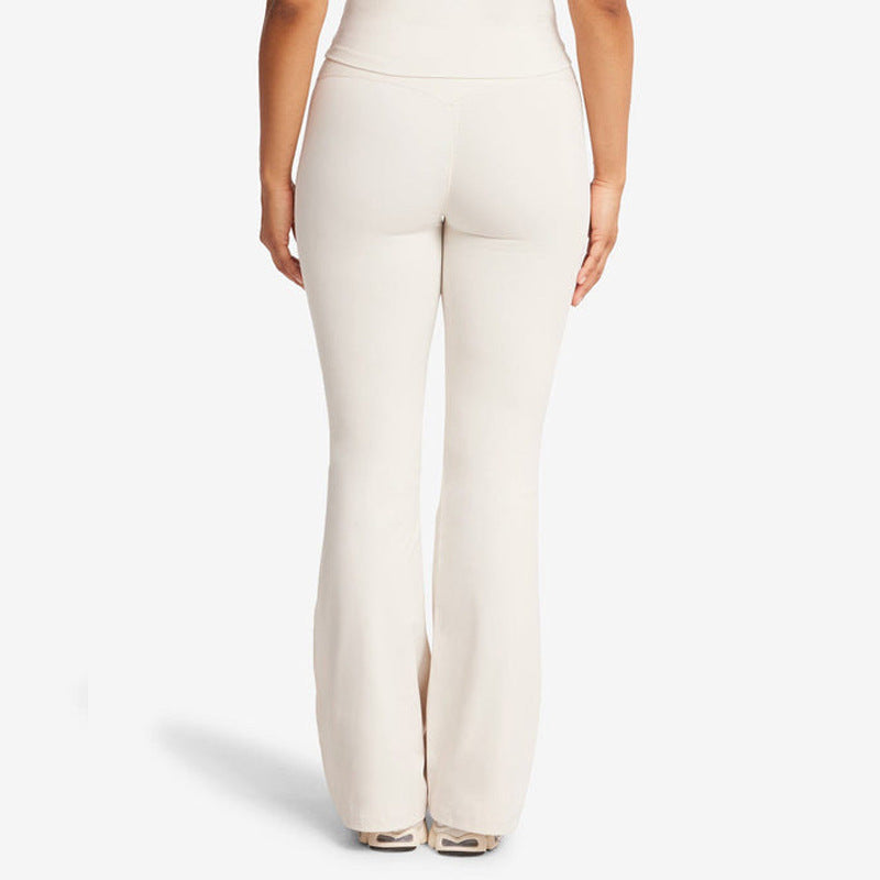 Waist Shaping Yoga Bootleg Pants - Onouthati