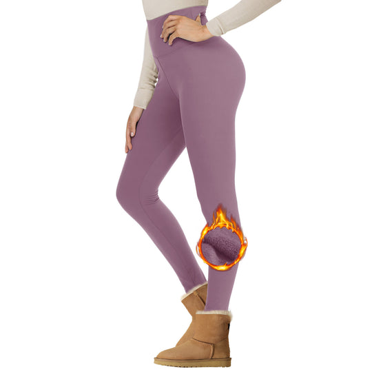 Velvet Padded Leggings High Waist Warm Hiking Workout Lady - Onouthati