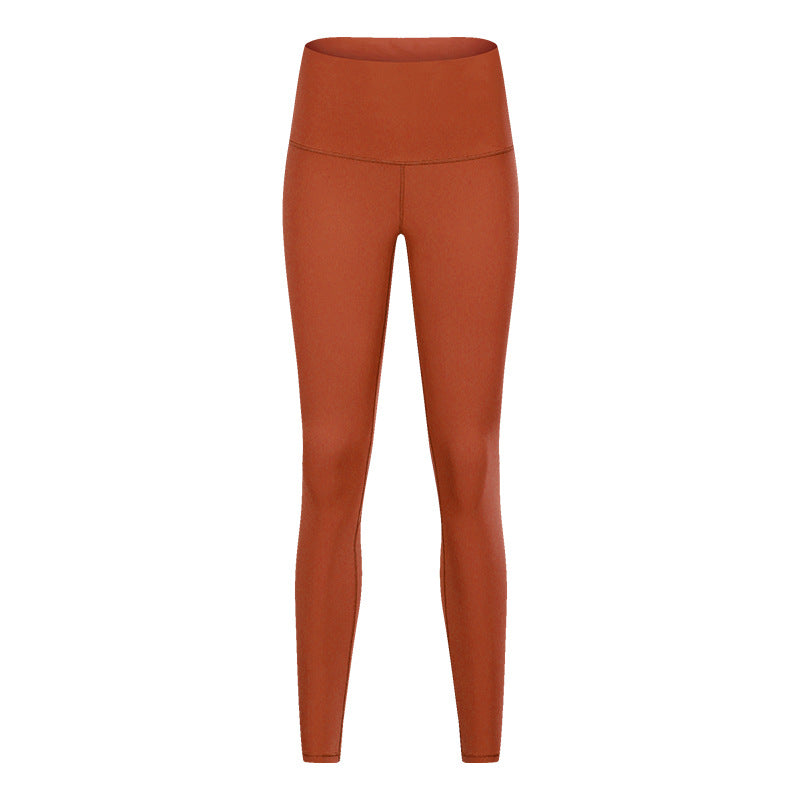 Women's Solid Color High Waist Hip Lift Stretch Yoga Pants - Onouthati